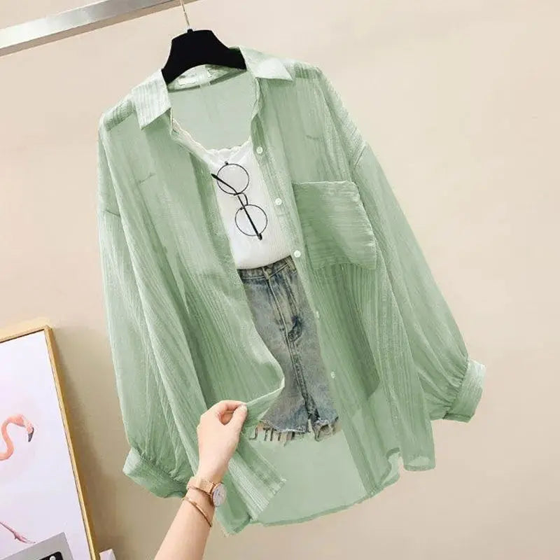 Lightweight Sunscreen Blouse