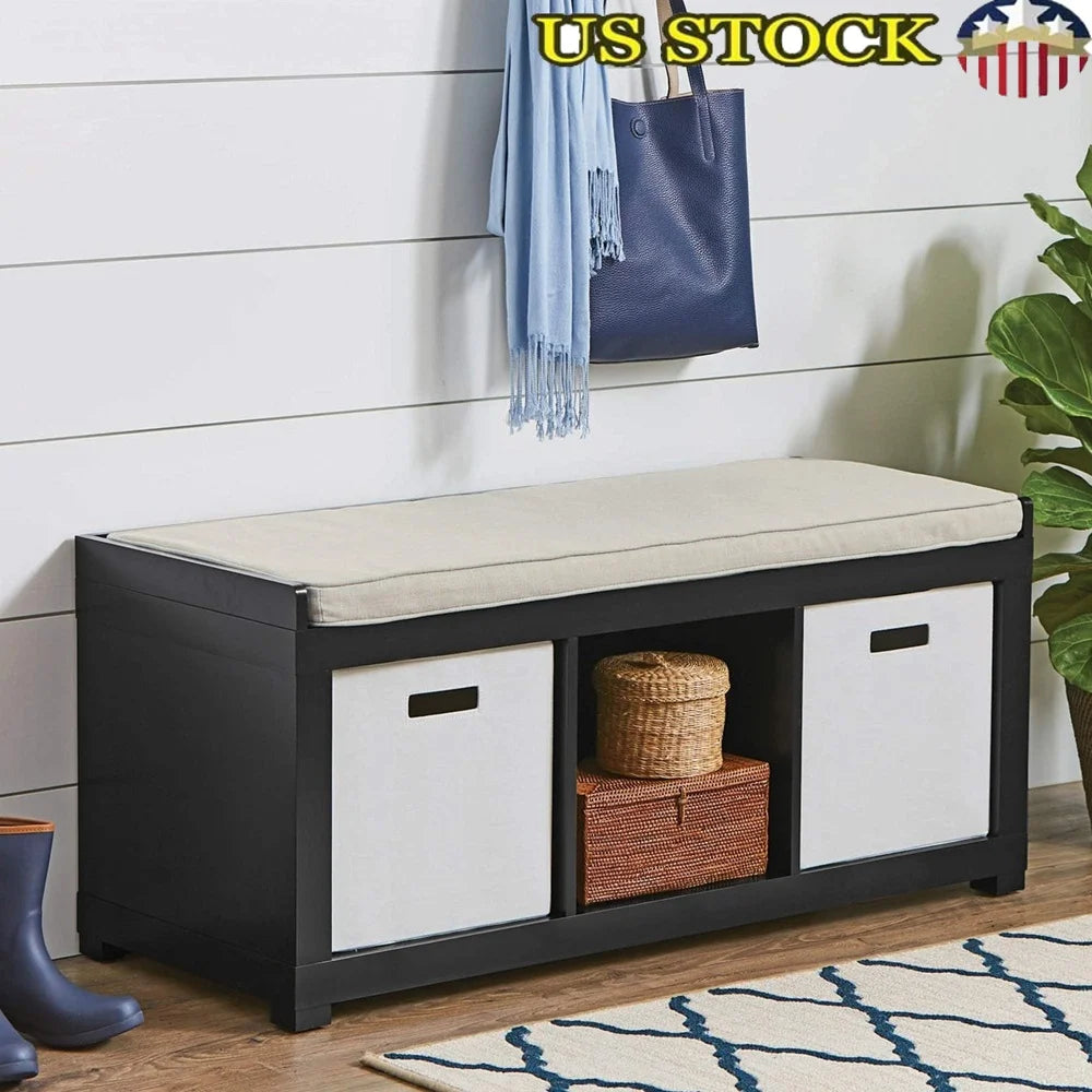 Cube Storage Bench with Cushion