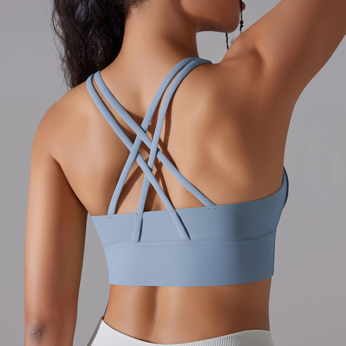 Sports bra and workout tank top for women