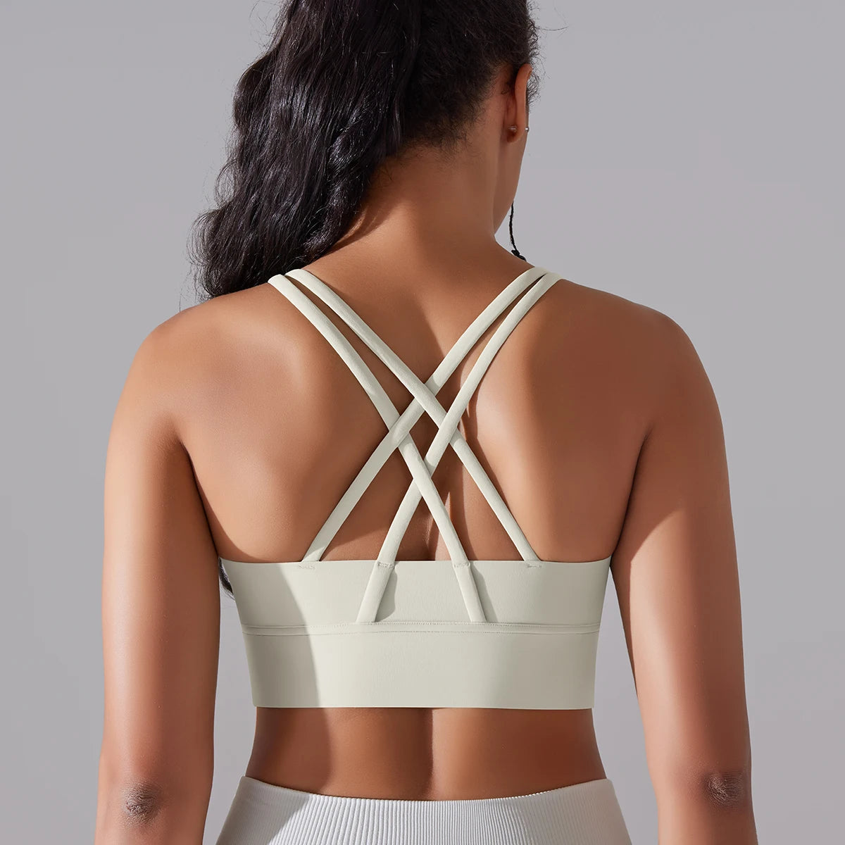 Sports bra and workout tank top for women