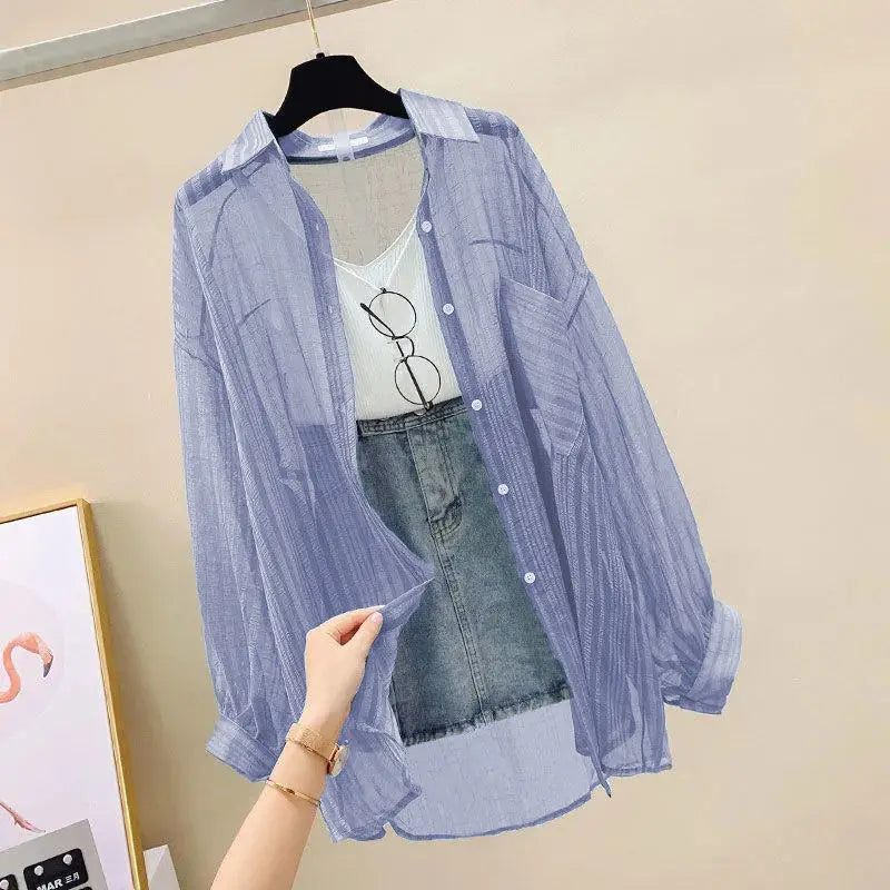 Lightweight Sunscreen Blouse