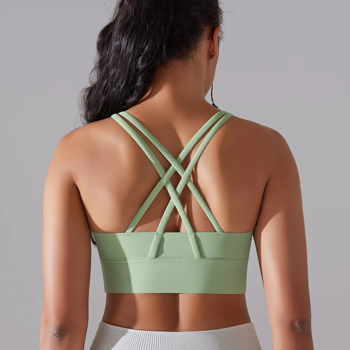 Sports bra and workout tank top for women