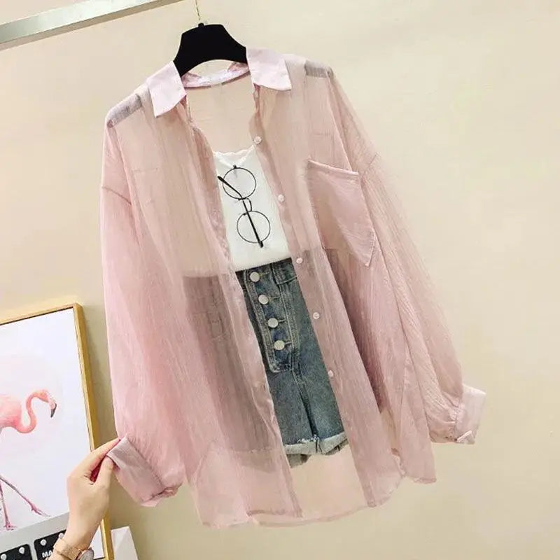 Lightweight Sunscreen Blouse