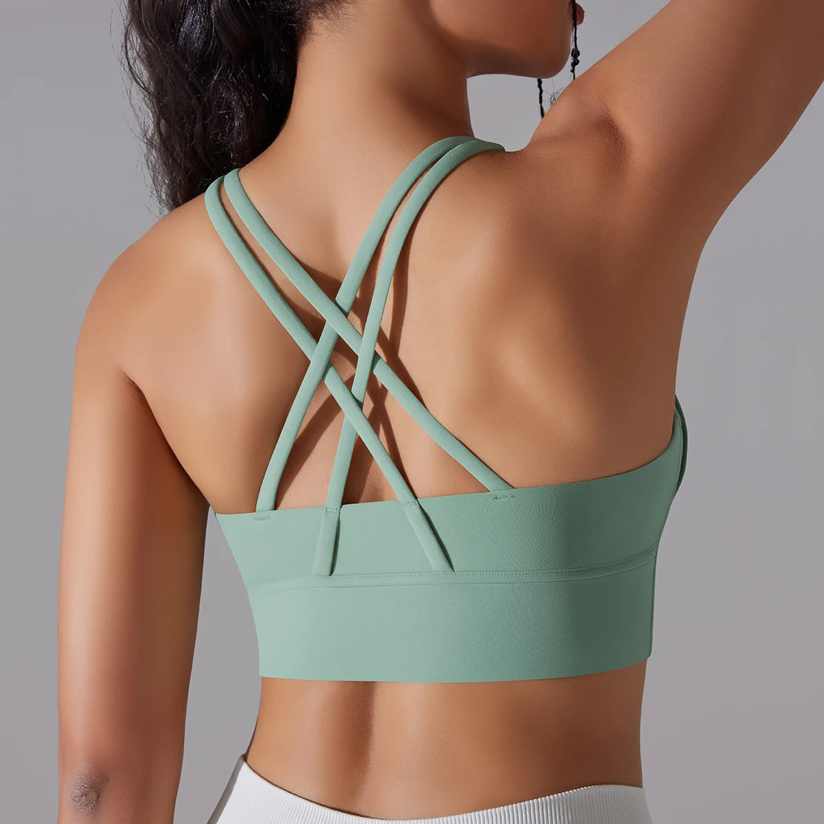 Sports bra and workout tank top for women