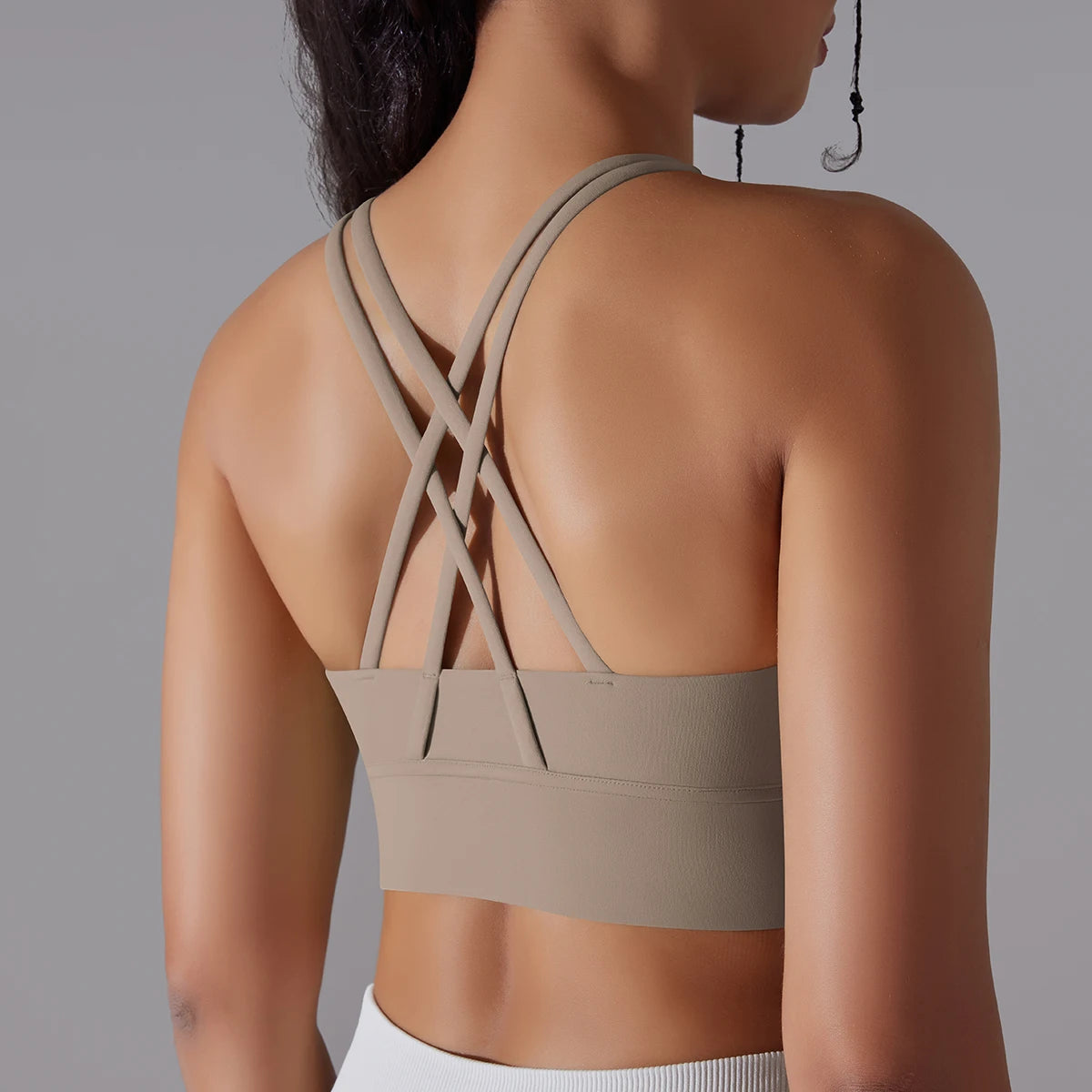 Sports bra and workout tank top for women