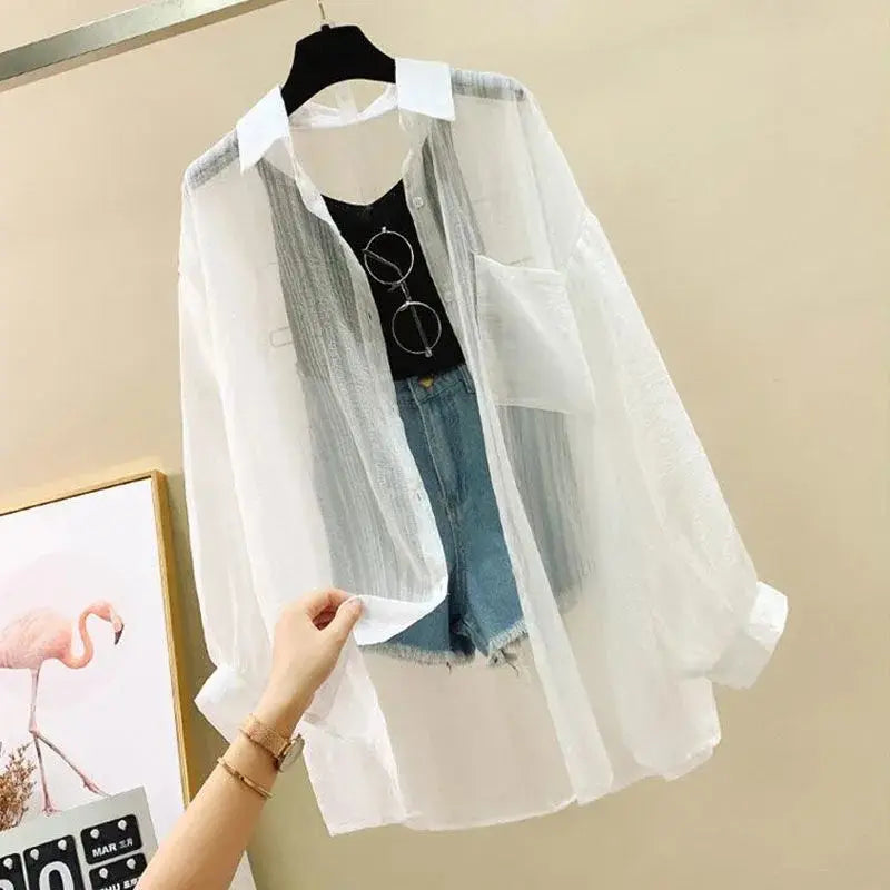Lightweight Sunscreen Blouse