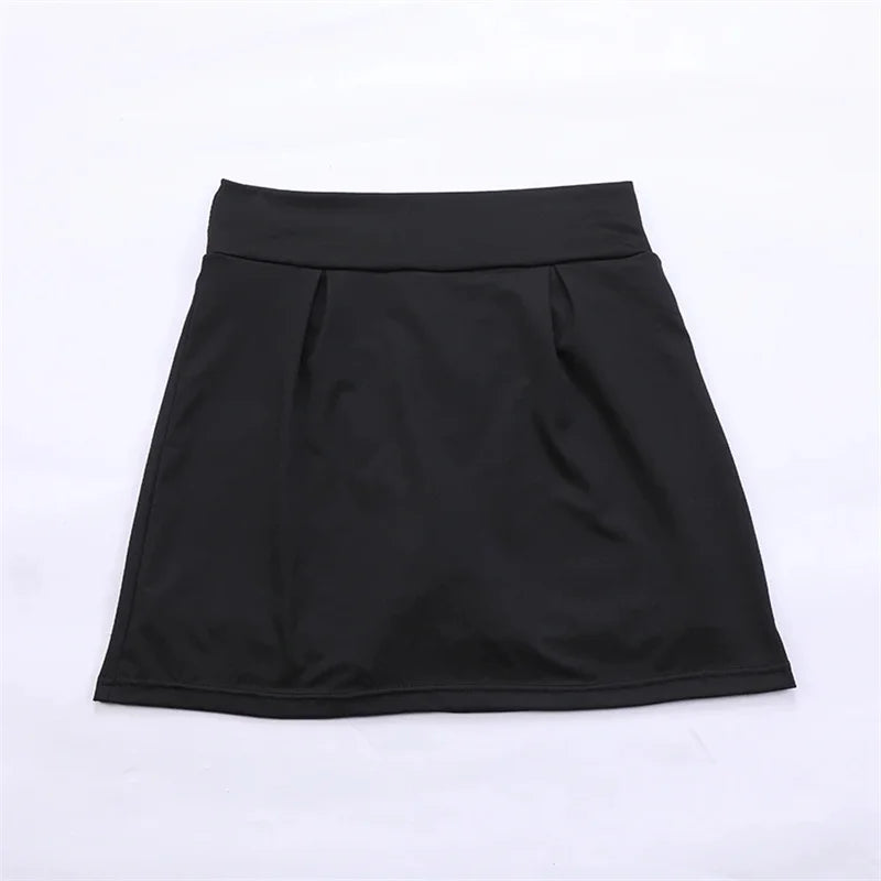 Women's High Waist Sport Skort – Quick-Dry Tennis & Fitness Mini Skirt
