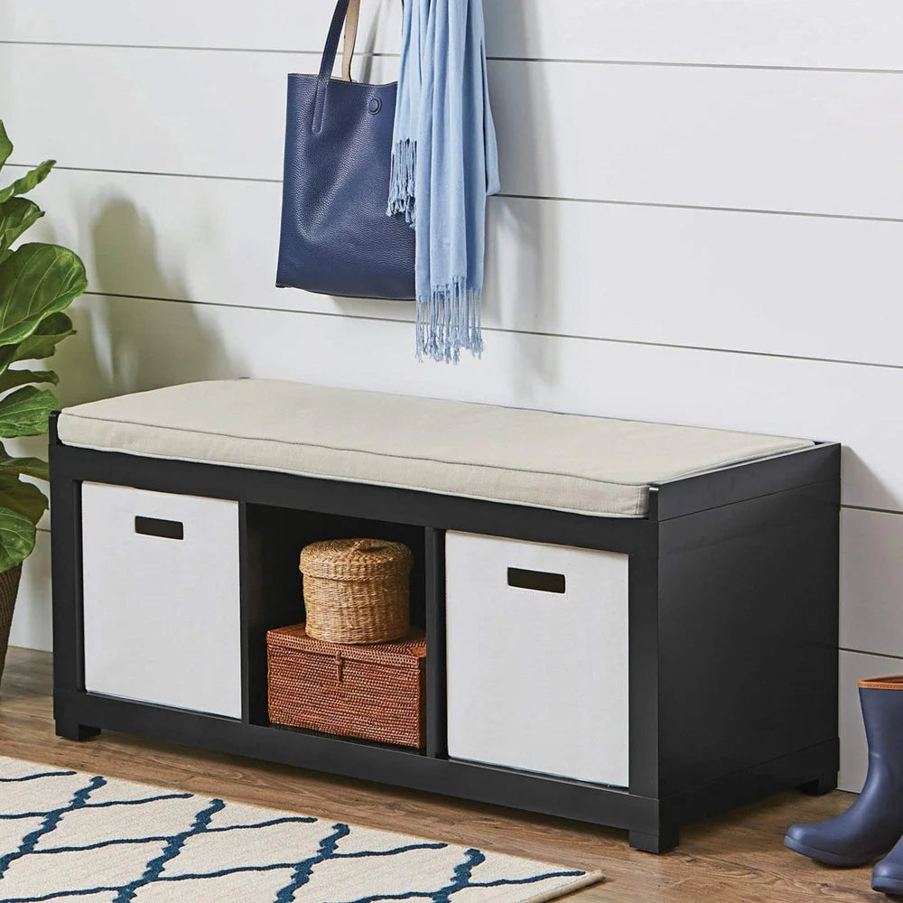 Cube Storage Bench with Cushion