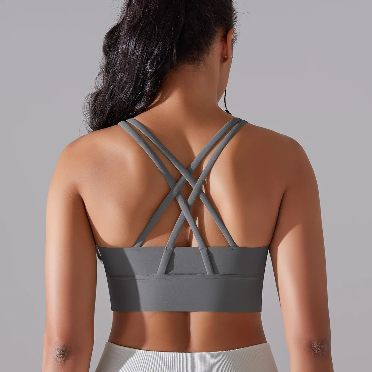 Sports bra and workout tank top for women